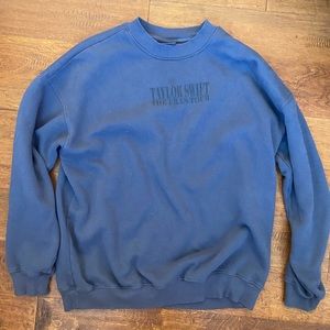 Taylor Swift Eras Tour VIP Blue Crewneck